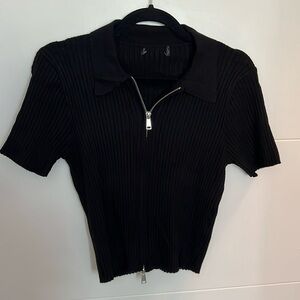 Double Zippered F21 Top